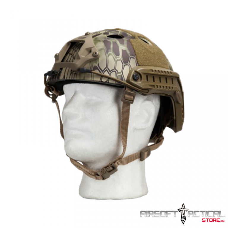 Airsoft PJ Style Helmet Version 2 Adjustable Kryptek Highlander by