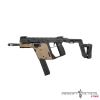 Airsoft AEG SMG Rifle KRISS USA Licensed Kriss Vector by Krytac (Model: Dual-Tone Black/DE) - Imagen 2