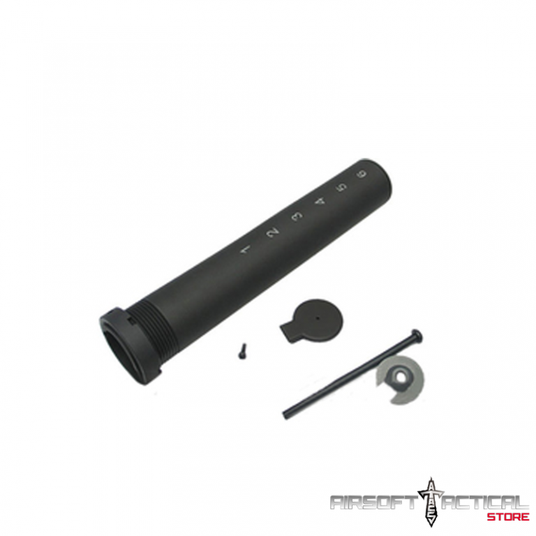 Numbered 6 Position Buffer Tube for M4/M16 by G&P – Airsoft Tactical Store