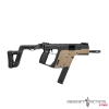 Airsoft AEG SMG Rifle KRISS USA Licensed Kriss Vector by Krytac (Model: Dual-Tone Black/DE) - Imagen 3