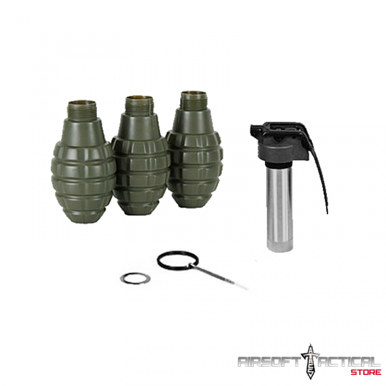 Thunder B Airsoft Co2 Simulation Grenade (Package: 3 Shell Set ...