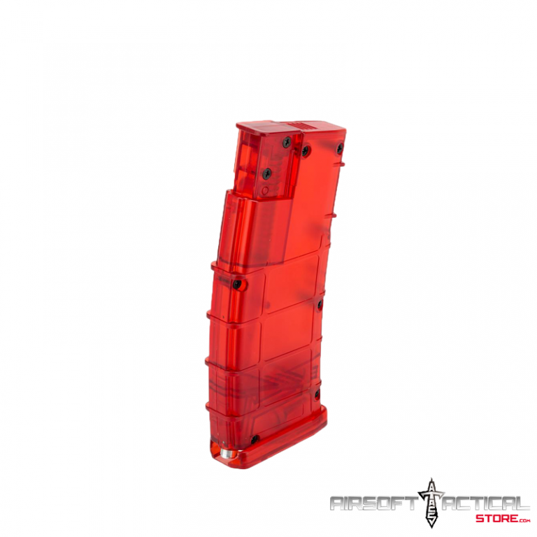 500 Round Rifle Mag Size Airsoft Universal BB Speed Loader (Color Red