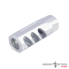 F-1 Firearms Flat Faced Muzzle Brake (Color: Silver) by EMG - Imagen 3