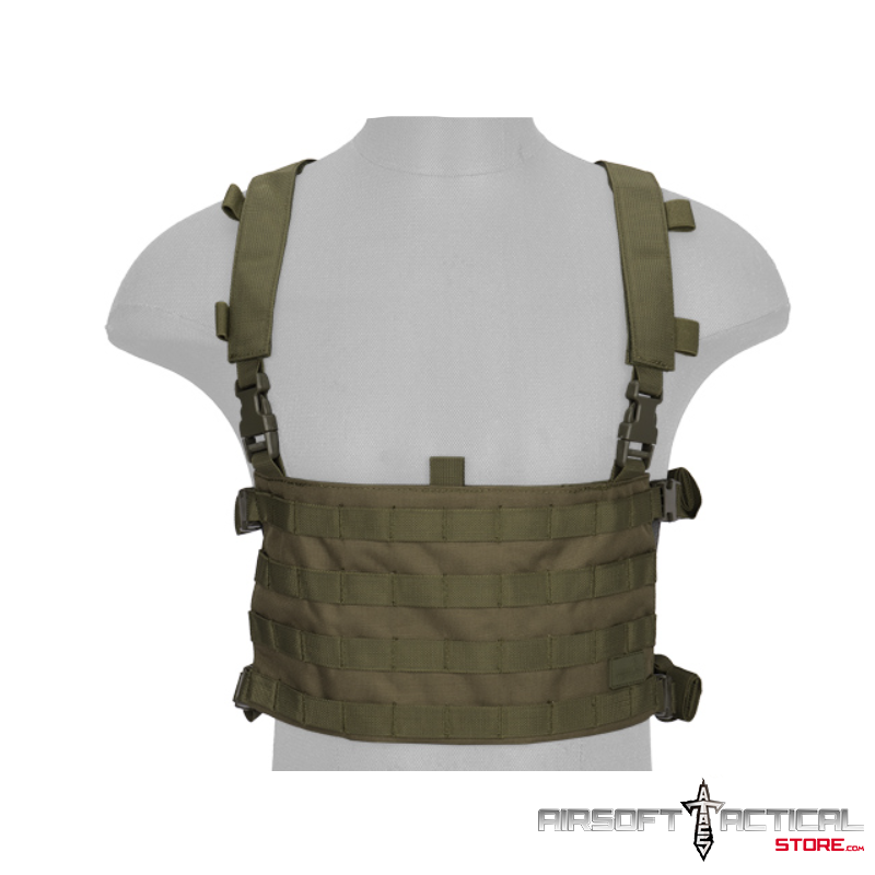 1000D Nylon QD Chest rig lighweight backpack w/molle (Color: OD Green ...