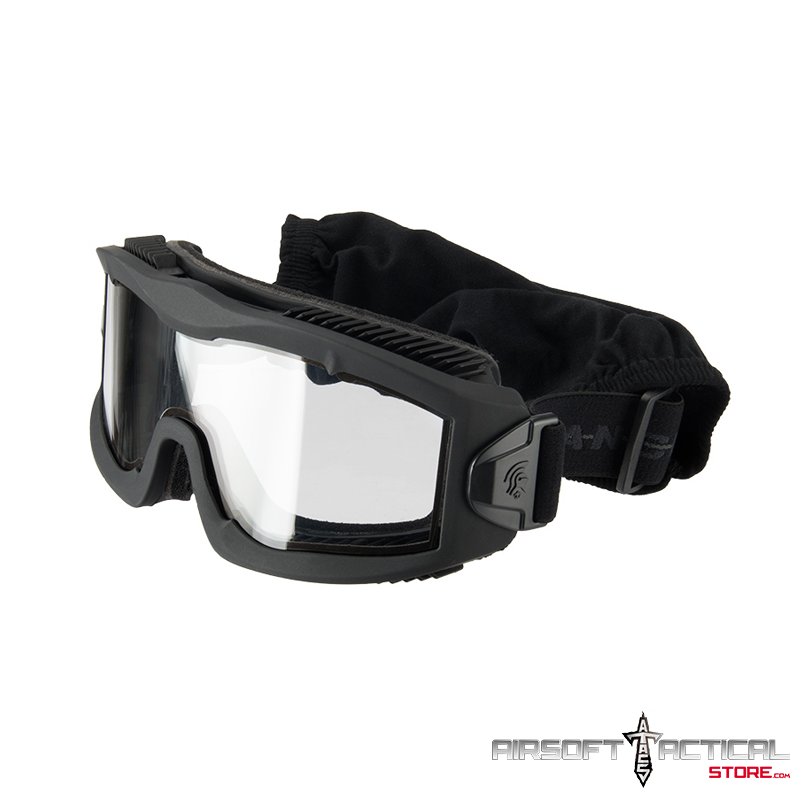 Aero Protective Goggles (Color: Black/ Lens: Clear) by Lancer Tactical ...