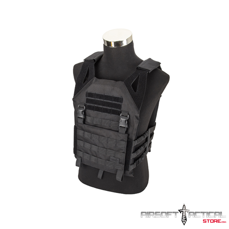 Lightweight JPC Style Plate Carrier w/ Foam Dummy Plates (Color Black