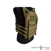 Lightweight Plate Carrier w/ Foam Dummy Plates (Color: Green) by Lancer Tactical - Imagen 3
