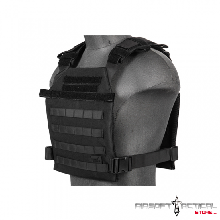 Nylon Lightweight Tactical Vest (Color Black) by Lancer Tactical