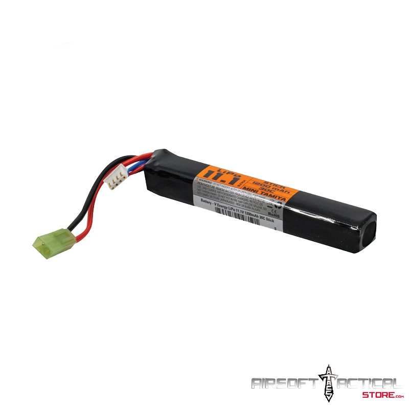 LiPo 11.1v 1200mAh 30C Stick Airsoft Battery (Small Tamiya) by Valken