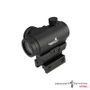 Mini Red Green Dot Sight w Picatinny Raiser T1 (BLACK) by Lancer Tactical