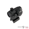 Mini Red Green Dot Sight w Picatinny Raiser T1 (BLACK) by Lancer Tactical - Imagen 2