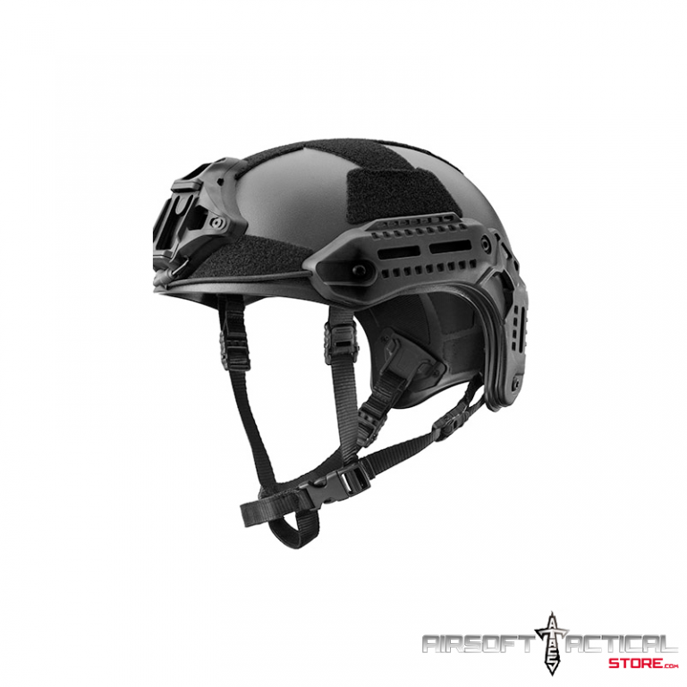MT Helmet w / Side Rails (Color Black) by Lancer Tactical Airsoft