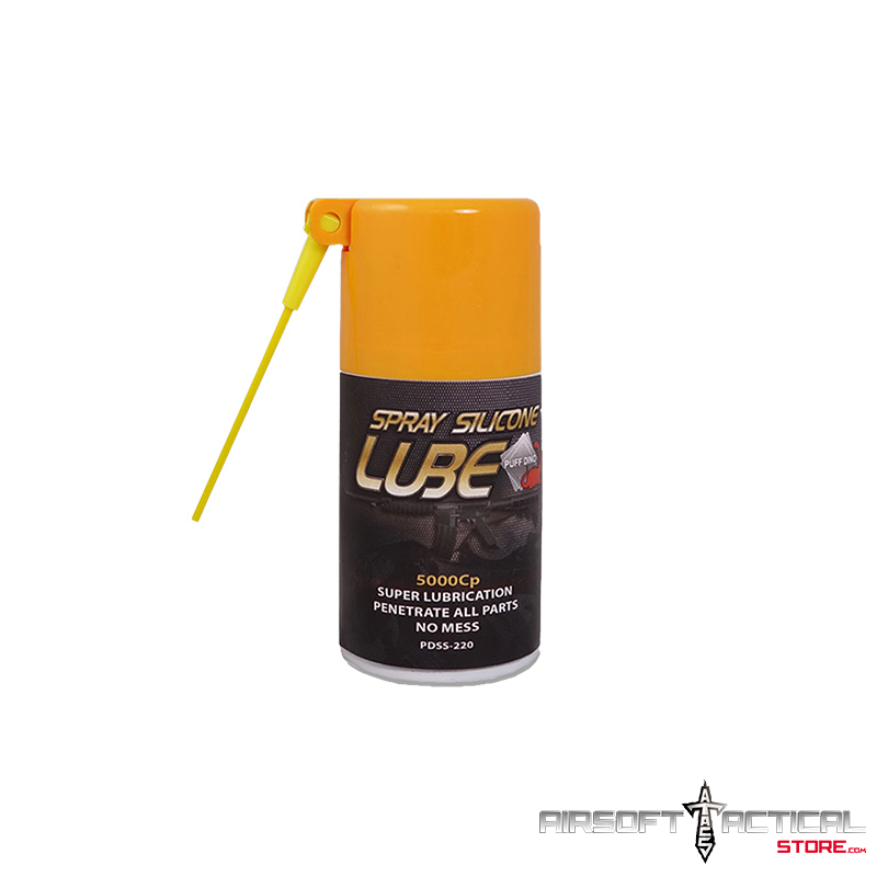 Puff Dino Canister Silicone Lubricant, 130ml by Lancer Tactical