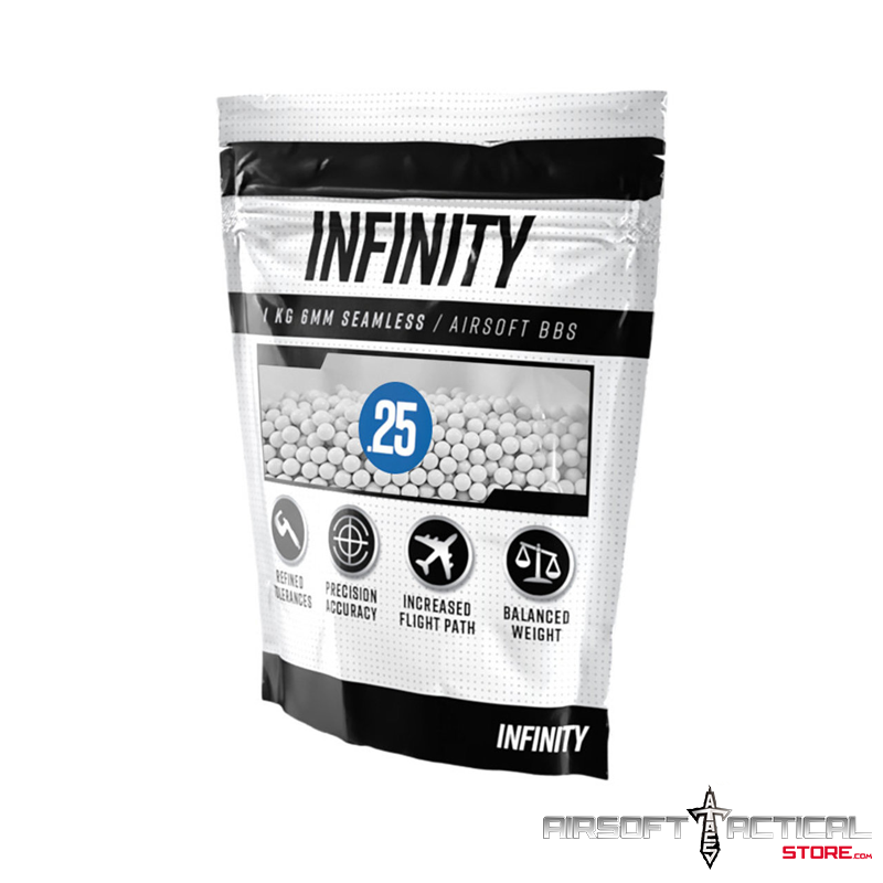 Infinity 0.25g 4,000ct Airsoft BBs by Valken