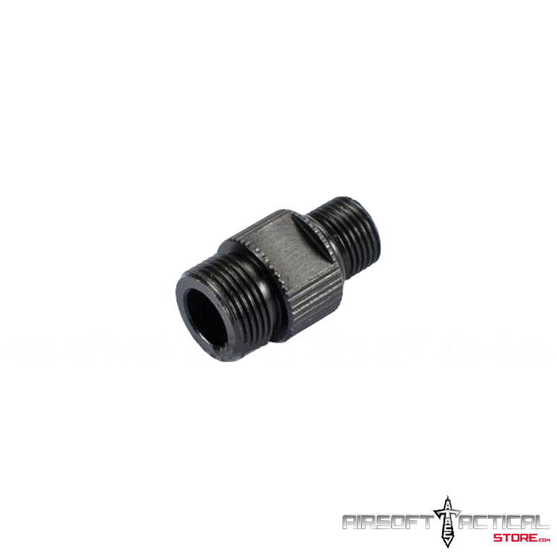 Aluminum 11mm Positive to 14mm Negative Airsoft Thread Adapter