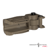 Airsoft Ergonomic 90 Degree Foldable Ris Foregrip (Color: Tan) by Lancer Tactical - Imagen 5