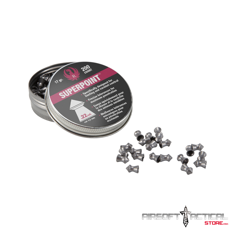 Impact .22 Pointed Lead Pellet 200 Ct By Ruger