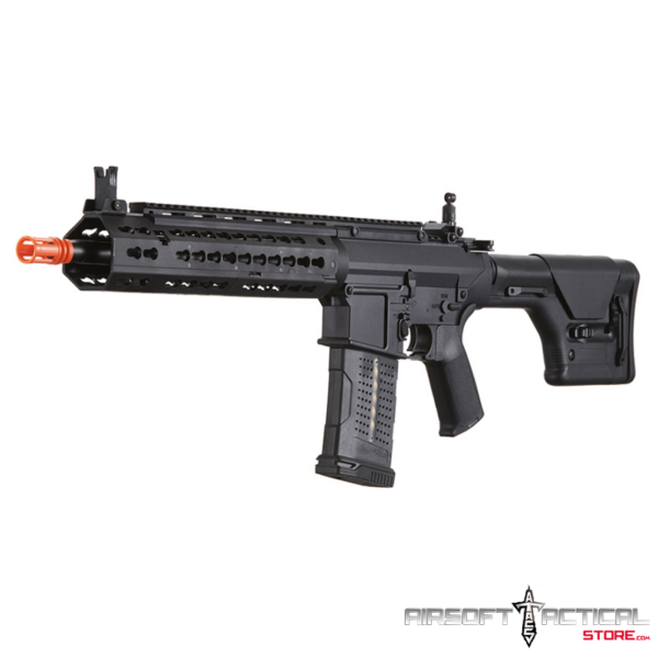 Battle X AEG Airsoft Rifle w/ PRS Precision Stock & Keymod Handguard - (Black) by Lancer Tactical - Imagen 4