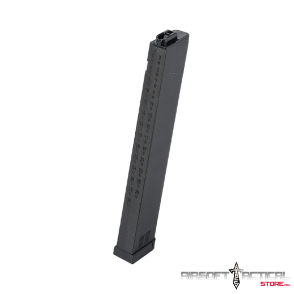 120rd Mid-Cap Magazine for QRF MOD.2 / RAINE-4 Airsoft AEG Rifles by KWA - Imagen 2