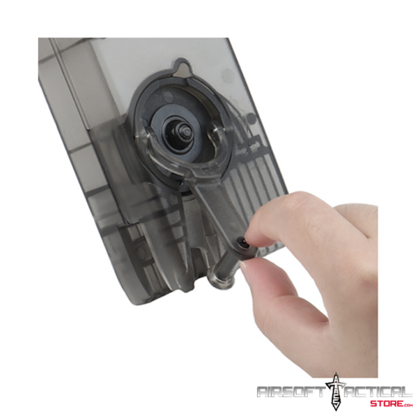 Pre-Order (ETA: SEPTEMBER 2025) 1000 Round Silent Side Winding Speedloader (Color: Limpid Black) - Imagen 6