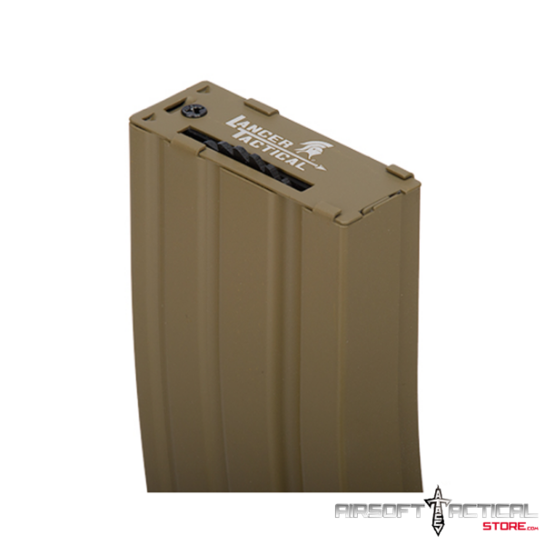 Pre-Order (ETA: September 2025) HIGH CAPACITY 300RD METAL AEG GEN 2 MAGAZINE by Lancer Tactical - Imagen 2