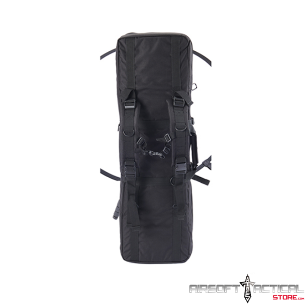 Pre-Order (ETA: September 2025) 1000D Nylon 42" Double Rifle Bag - Black by Lancer Tactical - Imagen 4