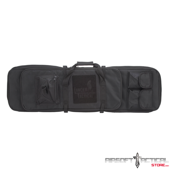 Pre-Order (ETA: September 2025) 1000D Nylon Polymer 38" Rifle Bag (Color: Black) by Lancer Tactical