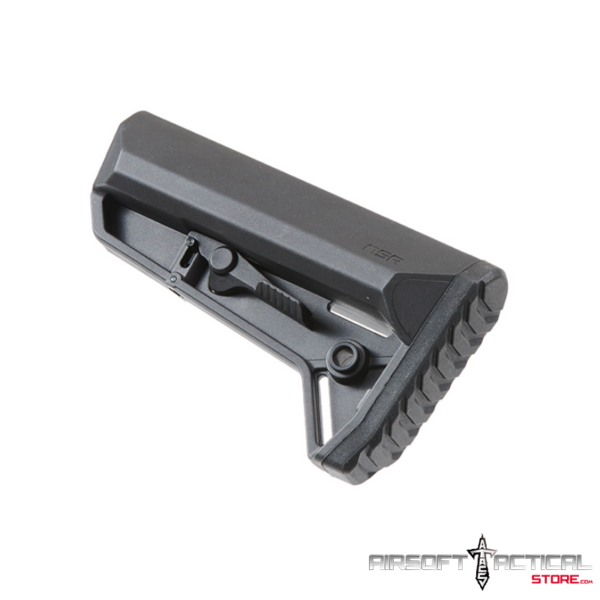 Pre-Order (ETA: SEPTEMBER 2025) Adjustable NSR AEG Rifle Stock (Black) by Lancer Tactical