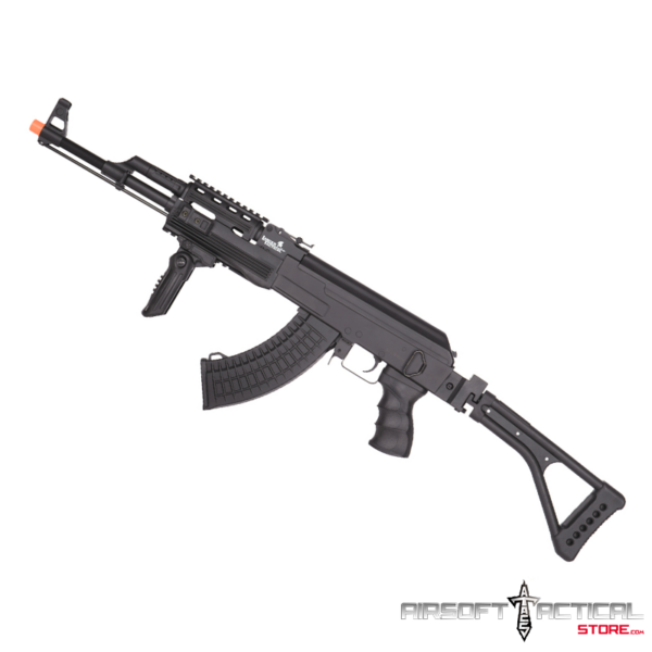 Pre-Order (ETA: September 2025) Folding Stock AK47 Airsoft AEG w/ Folding Stock, Battery & Charger (Color: Black) by Lancer Tactical