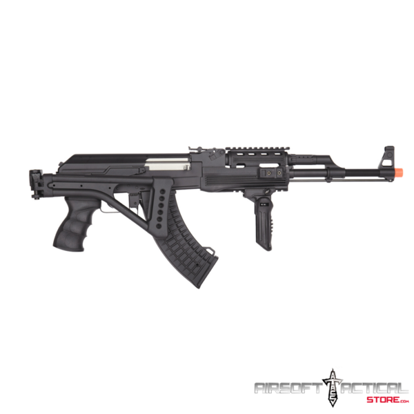 Pre-Order (ETA: September 2025) Folding Stock AK47 Airsoft AEG w/ Folding Stock, Battery & Charger (Color: Black) by Lancer Tactical - Imagen 3
