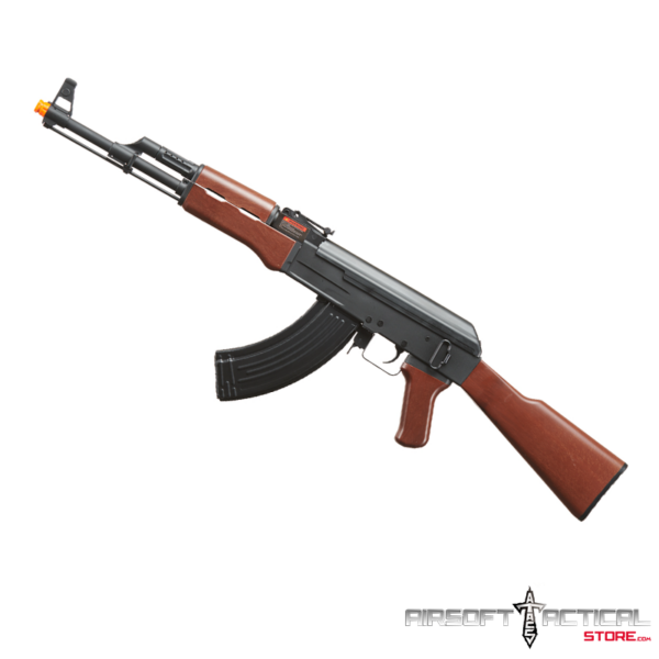 Pre-Order (ETA: SEPTEMBER 2025) Gen 2 AEG Airsoft Rifle w/ Full Stock - (Black/Wood) by Lancer Tactical