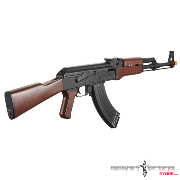 Pre-Order (ETA: SEPTEMBER 2025) Gen 2 AEG Airsoft Rifle w/ Full Stock - (Black/Wood) by Lancer Tactical - Imagen 3