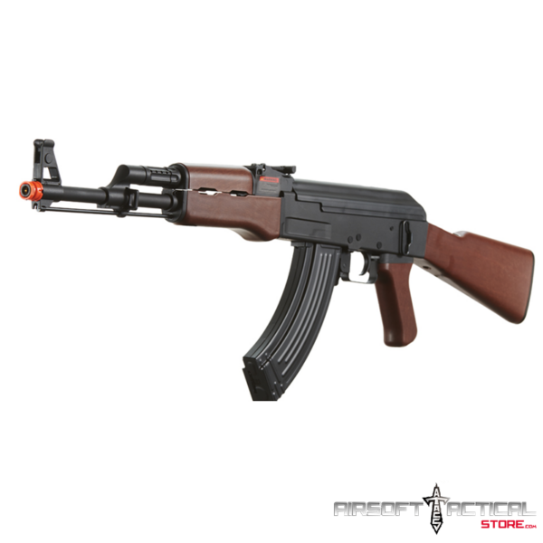 Pre-Order (ETA: SEPTEMBER 2025) Gen 2 AEG Airsoft Rifle w/ Full Stock - (Black/Wood) by Lancer Tactical - Imagen 4