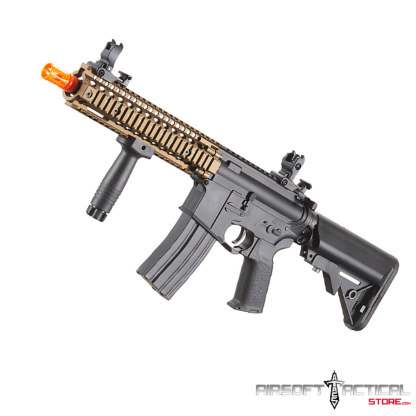 Pre-Order (ETA: September 2025) Gen 2 Raider M4 Airsoft AEG Rifle (Color: Black & Tan by Lancer Tactical