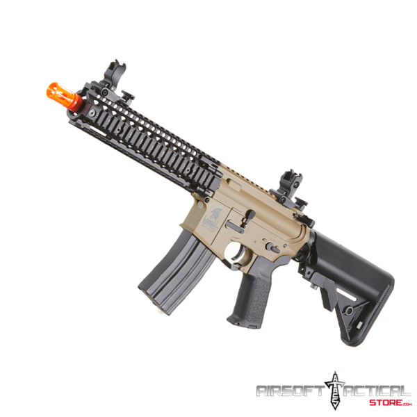 Gen 2 Raider M4 Airsoft AEG Rifle (Color: Two-Tone) by Lancer Tactical