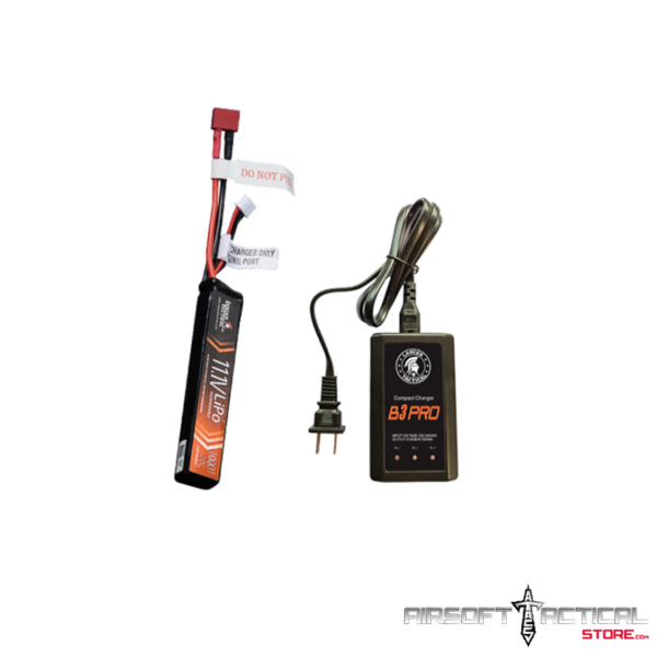 Pre-Order (ETA: September 2025) Gen 3 M4 SPR Interceptor Airsoft AEG Rifle w/ Li-Po/Charger Bundle - (Black) Lancer Tactical - Imagen 2