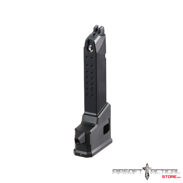Pre-Order (ETA: SEPTEMBER 2025) HPA AEG M4 Magazine Adaptor For AAP01 Airsoft Pistols - (Black) by Lancer Tactical - Imagen 4