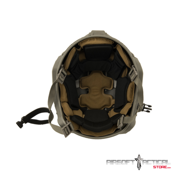 Pre-Order (ETA: September 2025) MT Type Tactical Airsoft Helmet w/ Accessory Rail (FOLIAGE GREEN) by Lancer Tactical - Imagen 4
