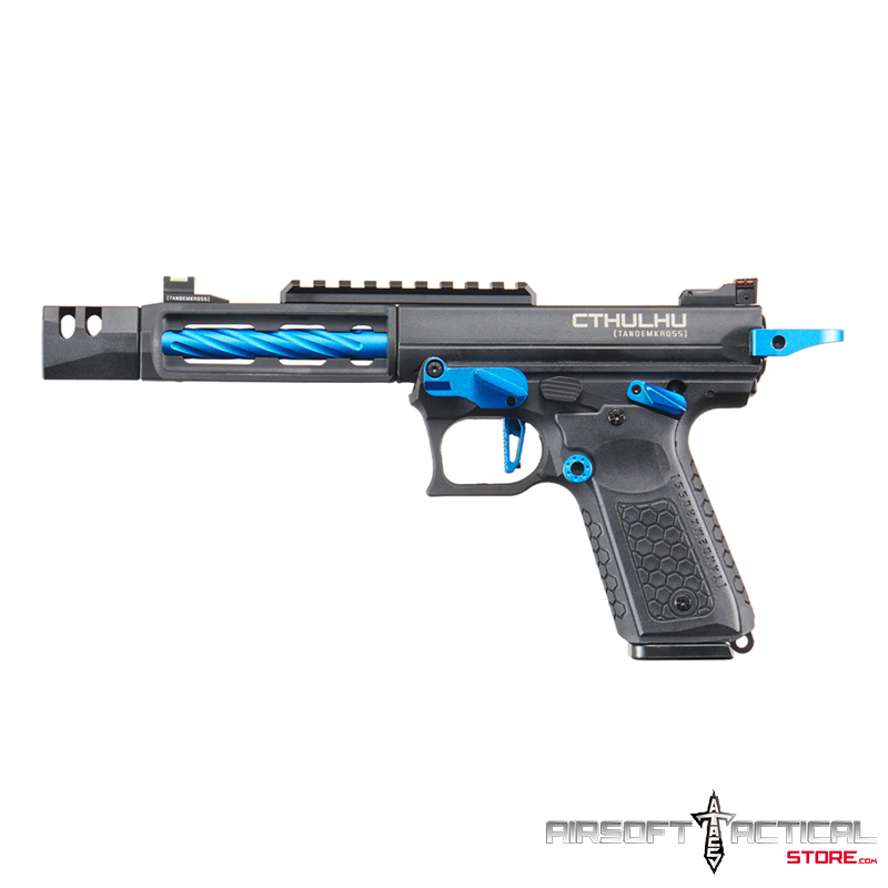 (PRE-ORDER) (ETA: SEPTEMBER) CTHULHU Gas Blow Back Pistol – (Blue) by Lancer Tactical