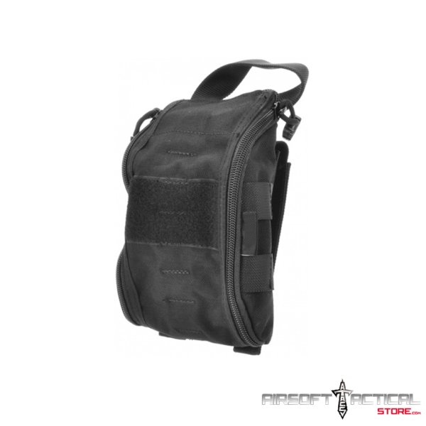 Pre-Order (ETA: SEPTEMBER 2025) Airsoft Nylon 500d Trauma Kit Pouch Accessory - Blk by A-Pro