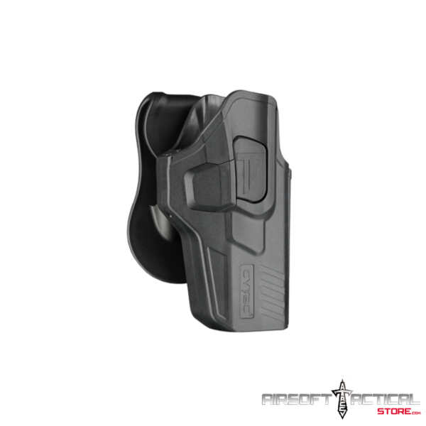 Pre-Order (ETA: September 2025) Hard Shell Holster for Glock Gas Blowback Airsoft Pistols (Color: Black) by CYTAC
