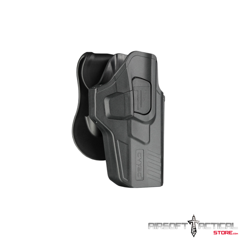 Pre-Order (ETA: September 2025) Hard Shell Holster for Glock Gas Blowback Airsoft Pistols (Color: Black) by CYTAC
