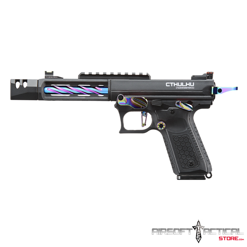 CTHULHU Gas Blow Back Pistol – (Black/Titanium) by Lancer Tactical