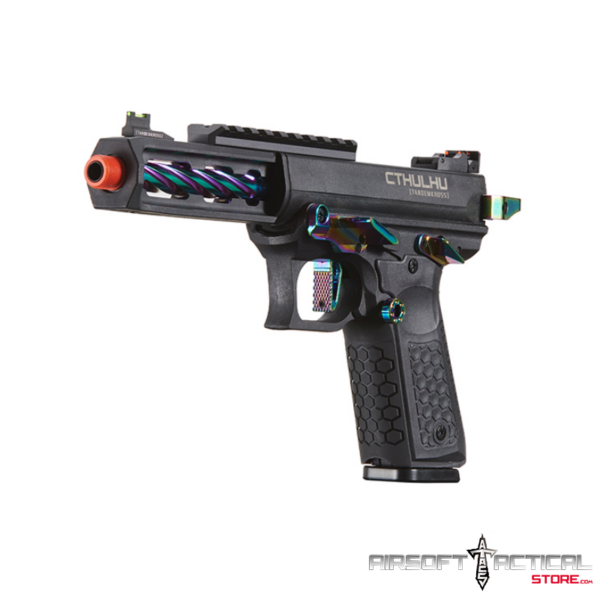 CTHULHU Gas Blow Back Pistol - (Black/Titanium) by Lancer Tactical - Imagen 4