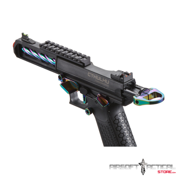 CTHULHU Gas Blow Back Pistol - (Black/Titanium) by Lancer Tactical - Imagen 5