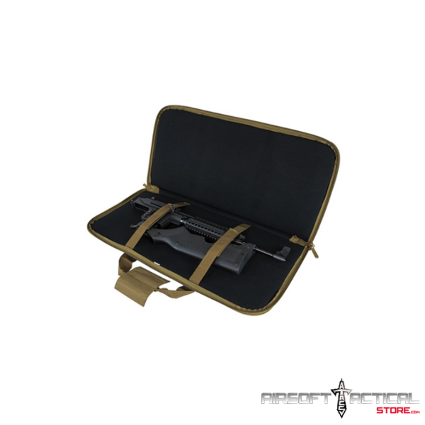 Pre-Order (ETA: September 2025) 28" SubGun, AR & AK Pistol Case (Color: Tan) by NC Star - Imagen 2