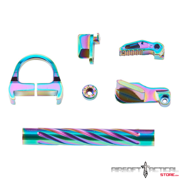 Pre-Order (ETA: September 2025) CTHULHU Gas Blowback Pistol Colored CNC Accessory Upgrade Parts Set - (Titanium) by Lancer Tactical