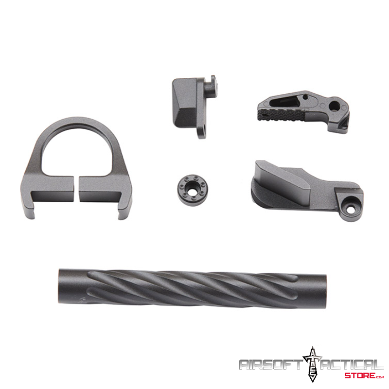 Pre-Order (ETA: September 2025) CTHULHU Gas Blowback Pistol Colored CNC Accessory Upgrade Parts Set – (Black) by Lancer Tactical