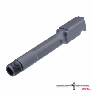 CNC Aluminum Threaded Outer Barrel for Elite Force GLOCK 19X GBB Pistols (Color: Black  / Box Fluted) by A-Pro (Copy)