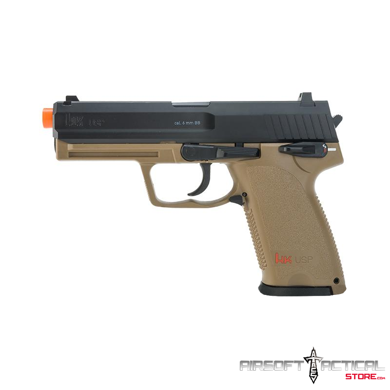 (ETA ABRIL 2026) H&K Licensed USP Full Size CO2 Gas Non-Blowback Airsoft Pistol (Color: Dark Earth) by UMAREX